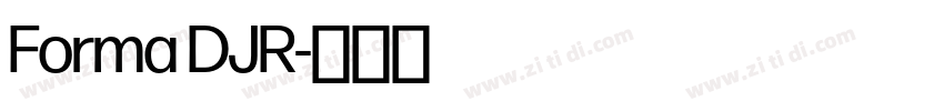 Forma DJR字体转换